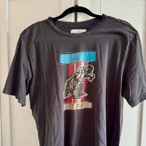Imogene + Willie Vintage Stle 1975 Motor Bike Tee Black XL